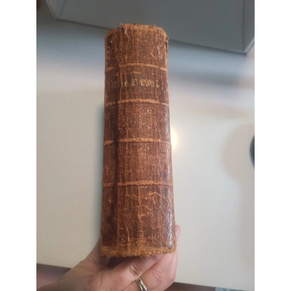 1871 German Bible Great Condition! Die Bible Old And New Testament Free Shipping